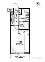 プレール・ドゥーク志村三丁目 512 ｜ 東京都板橋区坂下１丁目15-10（賃貸マンション1K・5階・25.74㎡） その2