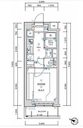 レヴィーガ練馬春日町駅前 4階1Kの間取り