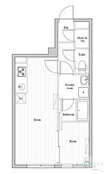 EDIT文京千石II 2階1LDKの間取り