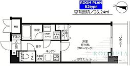 ステージファースト新宿西落合 7階1Kの間取り