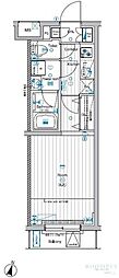 PREMIUM CUBE 飯田橋#mo 1階1Kの間取り