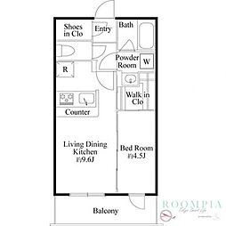間取図画像 1LDK
