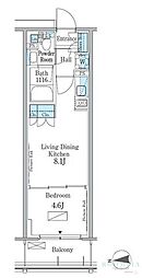 間取図画像 1LDK
