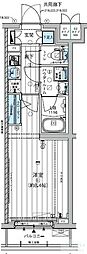 メインステージ板橋蓮根2 1Kの間取図画像
