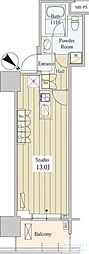 ユニゾンタワー東中野 1Kの間取図画像