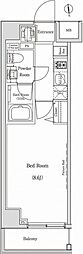 ベルグレードKSTRE 1Kの間取図画像