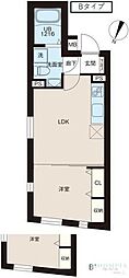 レピュア北池袋駅前レジデンス 1LDKの間取図画像