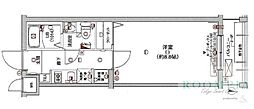 GRANDFORCE高円寺 1Kの間取図画像