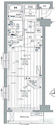 アーバンヴィスタ板橋本町 2Kの間取図画像