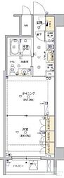 フィース水天宮前 1DKの間取図画像