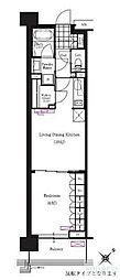 ブリリアイスト三軒茶屋アイビーテラス 1LDKの間取図画像