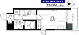 ステージグランデ新高円寺 1Kの間取図画像