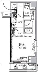 アイル赤羽サウス 1Kの間取図画像