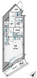 MAINSTAGE文京小石川 1Kの間取図画像