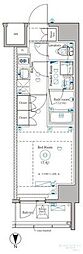 dips野方RESIDENCE 1Kの間取図画像