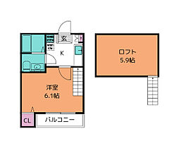 グレイスあおば  ｜ 宮城県仙台市青葉区木町（賃貸アパート1K・2階・19.97㎡） その2