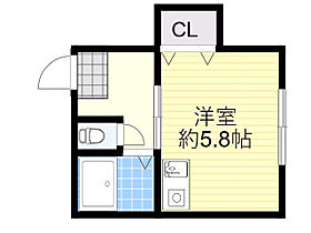 コテージ曽根  ｜ 大阪府豊中市原田元町２丁目（賃貸マンション1K・1階・16.80㎡） その2