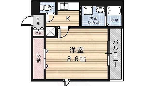 ホメ ハウオリ ｜大阪府池田市住吉２丁目(賃貸アパート1K・2階・28.98㎡)の写真 その2