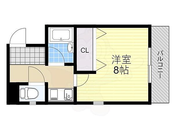 パルハイム ｜大阪府吹田市日の出町(賃貸マンション1K・1階・23.00㎡)の写真 その2