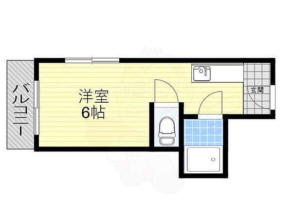 コスモビル ｜大阪府吹田市千里山東１丁目(賃貸マンション1R・2階・18.90㎡)の写真 その2