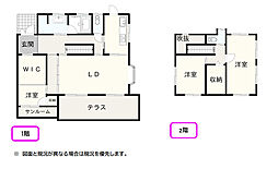 売中古戸建　三島市芙蓉台3丁目 3SLDKの間取り