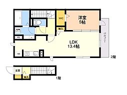 MARICIEI 1LDKの間取図画像