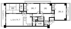 物件の間取り