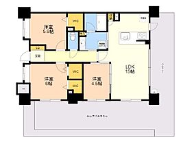 アクタス博多グランミライ 601 ｜ 福岡県福岡市博多区竹下４丁目5番5号（賃貸マンション3LDK・6階・72.00㎡） その2