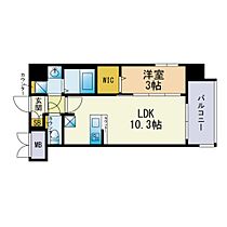 グランフォーレ博多駅プレミア 1005 ｜ 福岡県福岡市博多区東光２丁目2番3号（賃貸マンション1LDK・10階・33.62㎡） その2