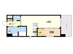 ＬＩＦＥＦＩＥＬＤ国際空港前 10階1LDKの間取り