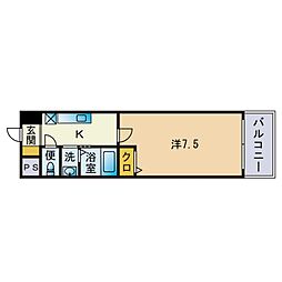 間取図画像 1K