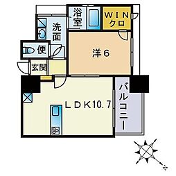 間取図画像 1LDK