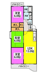 間取図画像 3LDK