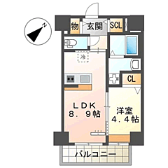 物件の間取り