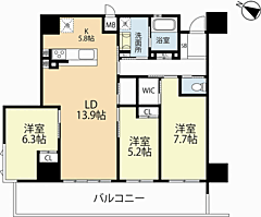 物件の間取り