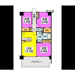 物件の間取り