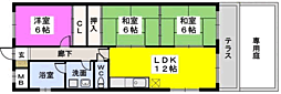 ファミール和白 3LDKの間取図画像
