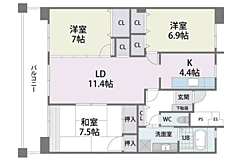 物件の間取り
