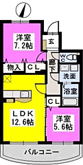 物件の間取り