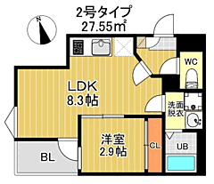 物件の間取り