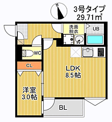 物件の間取り