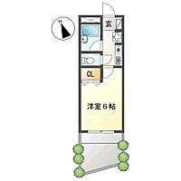 エバーガーデン山ノ手 103 ｜ 福岡県福岡市東区香椎駅東２丁目（賃貸アパート1K・1階・20.00㎡） その2