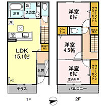 ソフィア新宮II　A棟 102 ｜ 福岡県糟屋郡新宮町大字下府3-4-33（賃貸アパート3LDK・1階・82.42㎡） その2