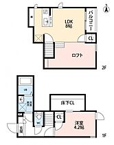 ＣＢ福津マーレ 203 ｜ 福岡県福津市西福間３丁目32-22（賃貸アパート1LDK・2階・32.01㎡） その2