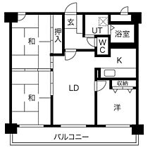 アムール箱崎II 605 ｜ 福岡県福岡市東区松島４丁目1-10（賃貸マンション3LDK・6階・64.60㎡） その2