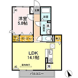 間取図画像 1LDK