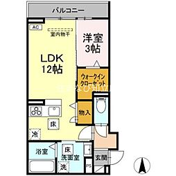 間取図画像 1LDK