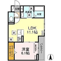 間取図画像 1LDK