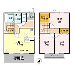 ファミリア今川 3LDKの間取図画像