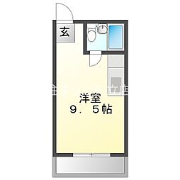 メゾンダイケー ワンルームの間取図画像
